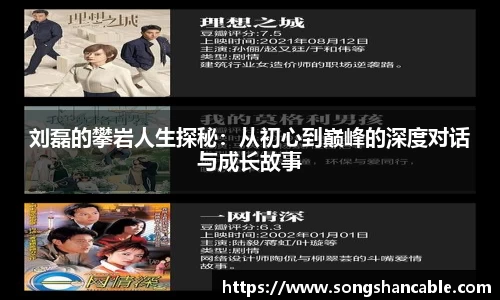 刘磊的攀岩人生探秘：从初心到巅峰的深度对话与成长故事